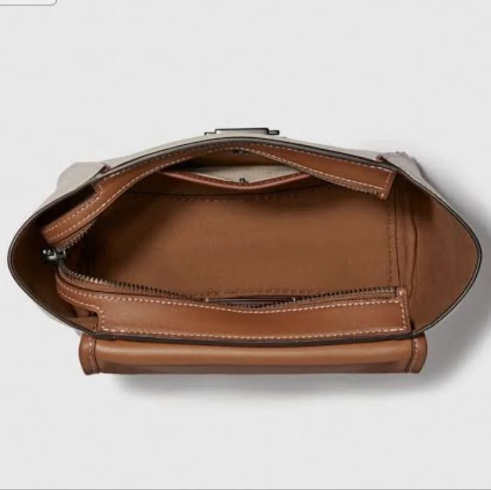 Coach Couriere Carryall Satchel In Colorblock Leather - Picture 15 of 15